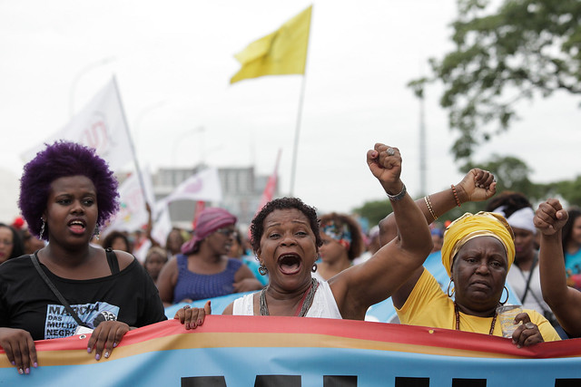 No dia da Mulher Afro Latino-Americana e Caribenha e no Dia do Orgulho Crespo, milhares de mulheres negras tomam as ruas em marcha - CrÃ©ditos: Foto: Janine Moraes | Marcha das Mulheres Negras